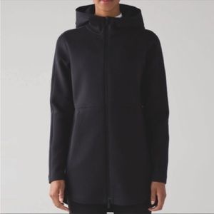 Lululemon Going Places Hooded Black Jacket Size 10